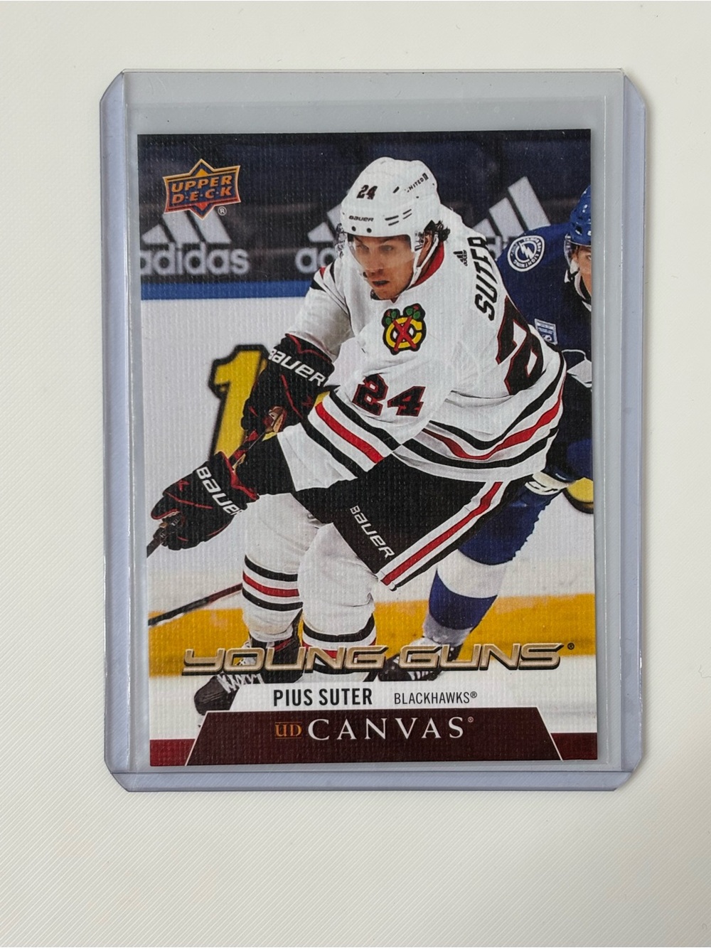 Pius Suter 2020-21 Upper Deck Young Guns Canvas Rookie RC #C223 Blackhawks